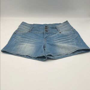 Blue Asphalt Light Blue Jean Shorts